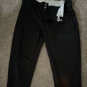 Alleson Athletics softball/baseball/tball pants Unisex size M Black